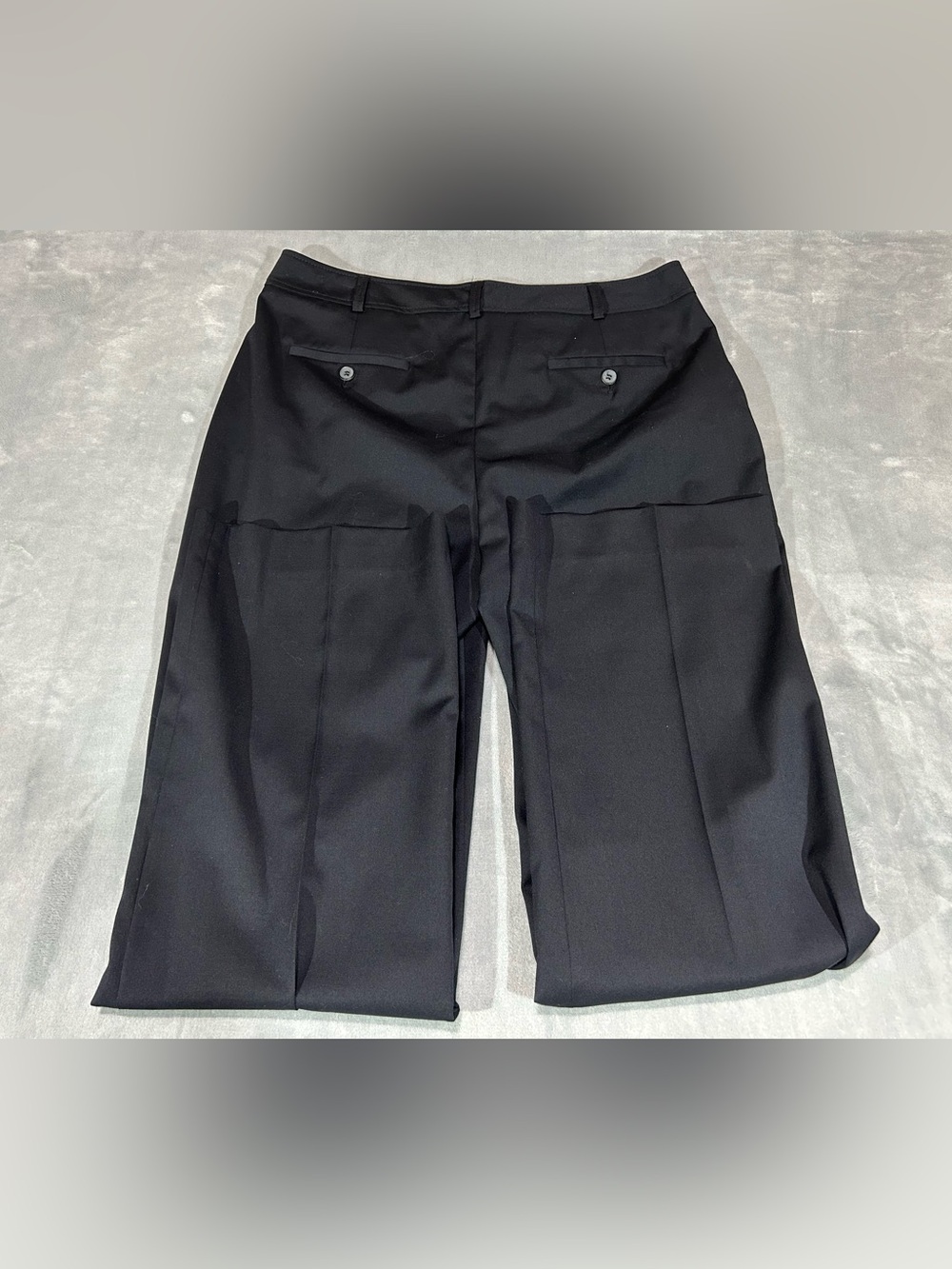 Pendleton Black Women's Tailored Dress Pants Wool Blend-size 10 - Picture 4 of 5